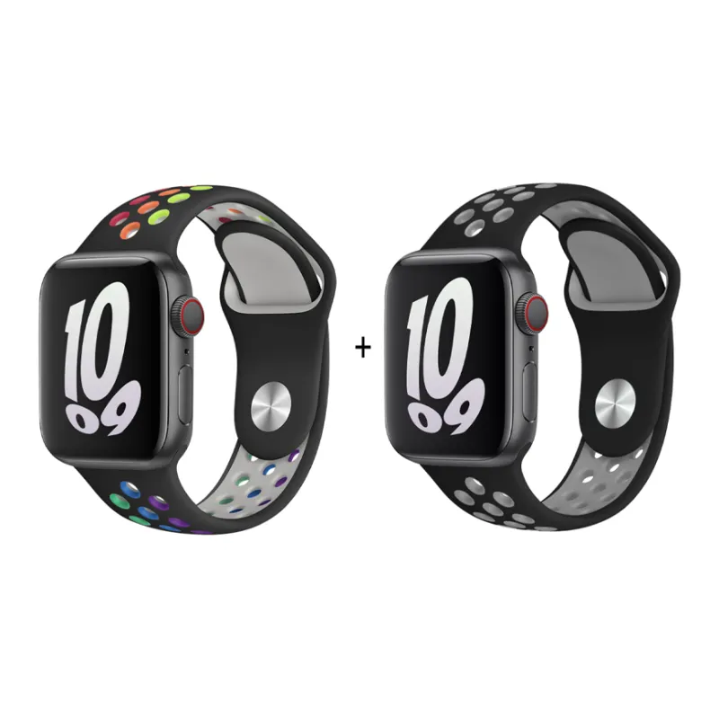 ZHISHENG Apple Compatibility Watch Band 38~45mm Silicone Material-4