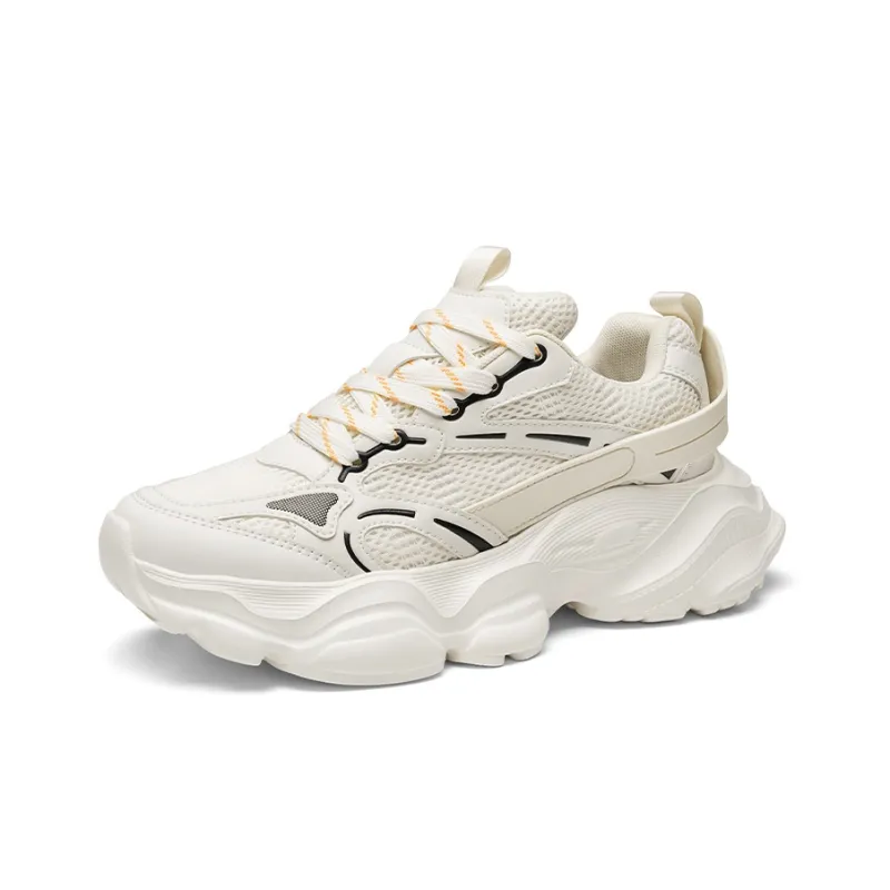 Magelly Chunky Sneakers Men Low Top Beige-2