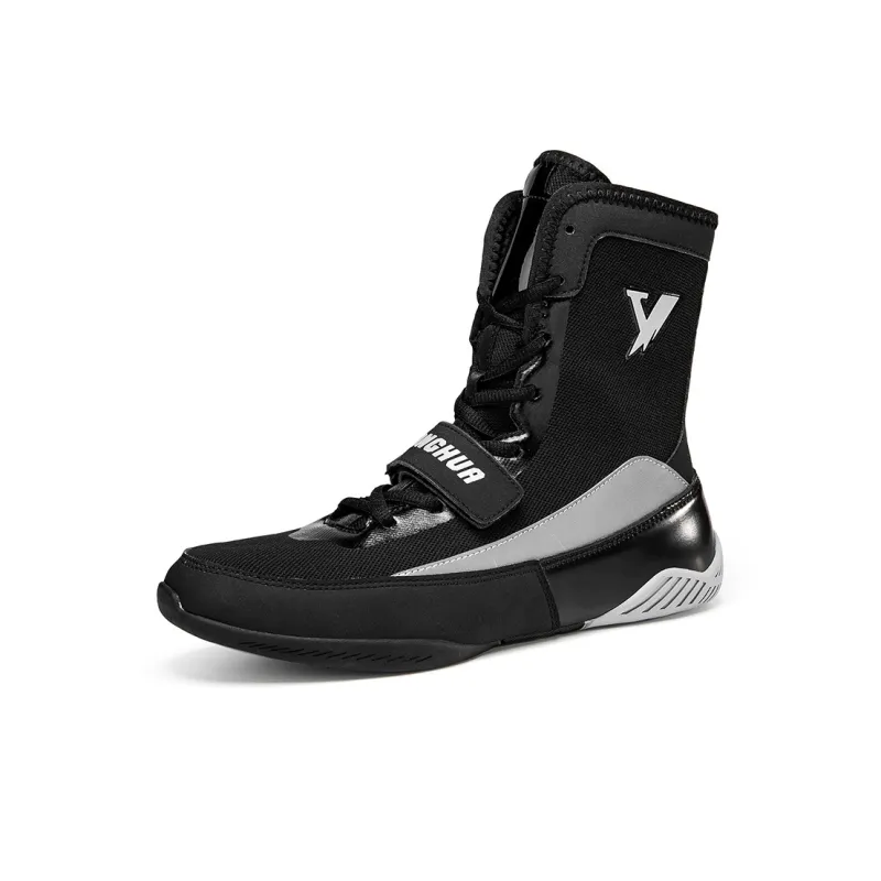 LOKWT Cushioned Slip-Resistant Abrasion-Resistant High-Top Training Shoes Men's-5
