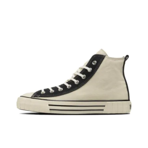 Converse All Star Us Ribbed Hi Shoes 'Cream White Black'