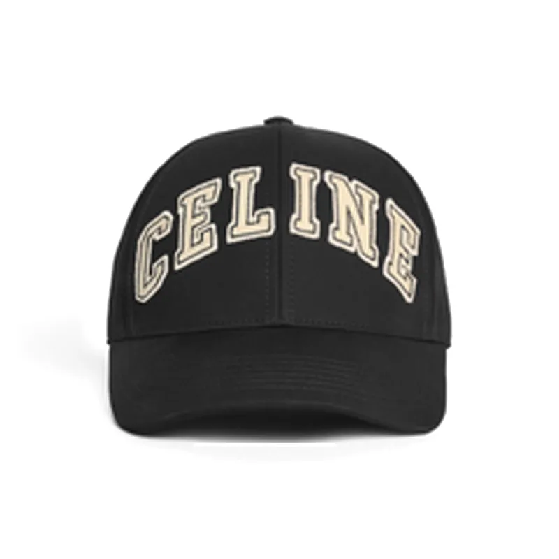 CELINE College Baseball Cap In Cotton-1