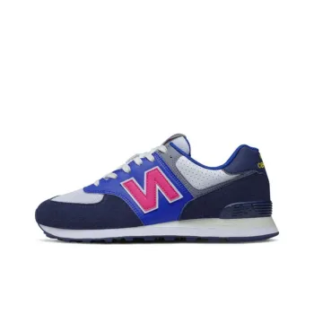 New Balance 574 Navy Exuberant Pink