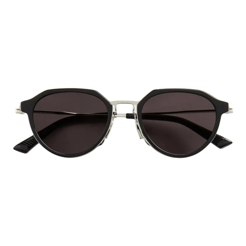 Bottega Veneta Oval Sunglasses Women's Black-0