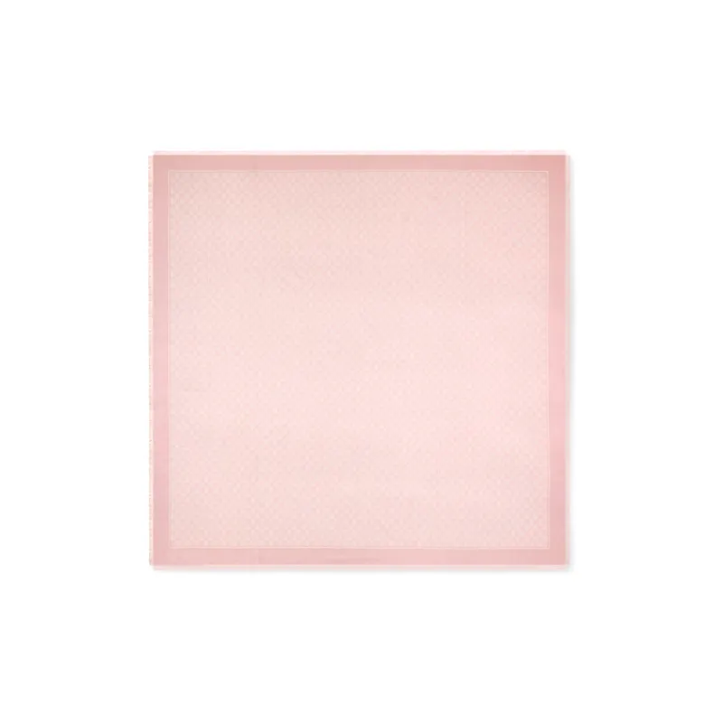 GUCCI Monogrammed Frayed Edge Scarf-0
