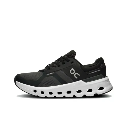 On Cloudrunner 2 Cushioning, Slip Resistant, And Abrasion Resistant Low Top Casual Running Shoes Women's Black