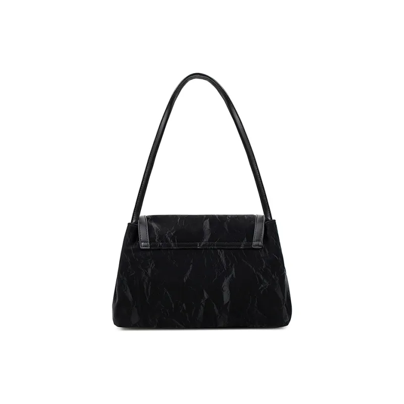 Vigno Synthetic Leather Shoulder Bag Regular Women's Pink/Apricot/Black/Gray/Blue-18