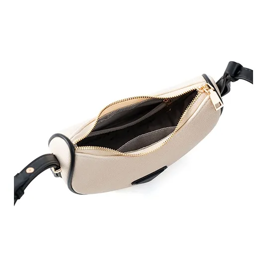 Vigno Synthetic Leather Handbag Crossbody Bag Shoulder Bag Regular Women's Brown/Black-29