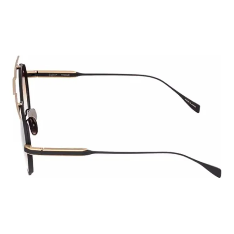 Yohji Yamamoto Titanium Irregular Shape Sunglasses Unisex Multicolor-3