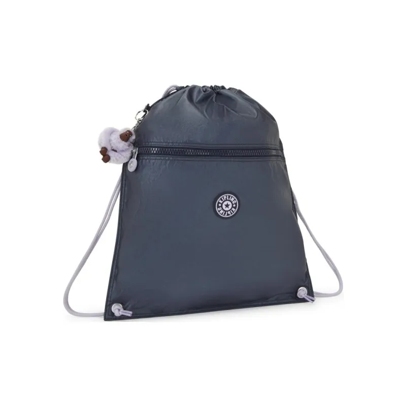 Kipling Polyamide Backpack Medium Size Women's Blue-1