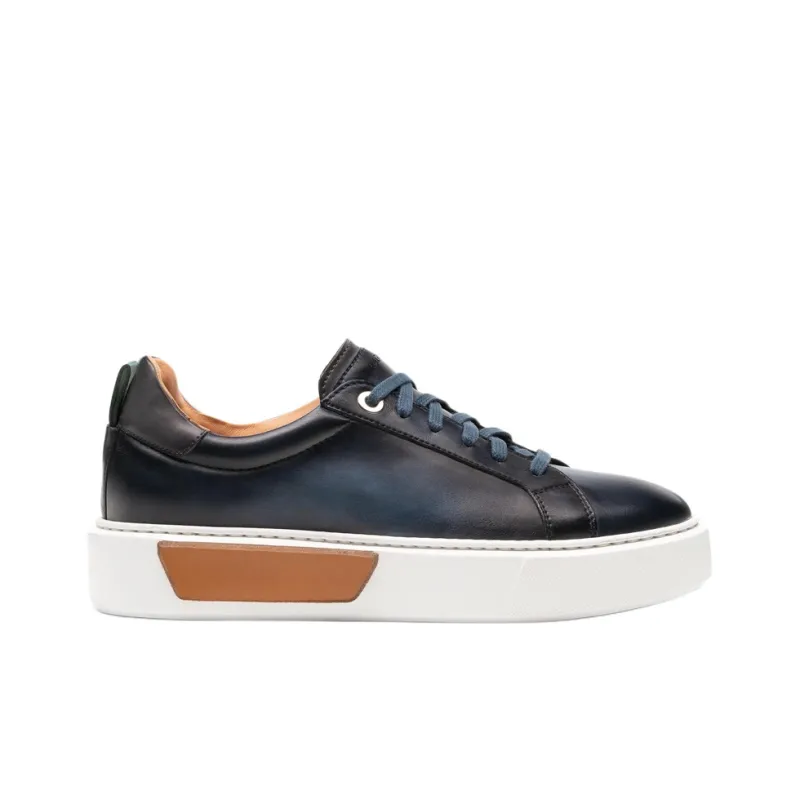 Magnanni Amelia Low-Top Skateboard Shoes Women's Marine Blue-1