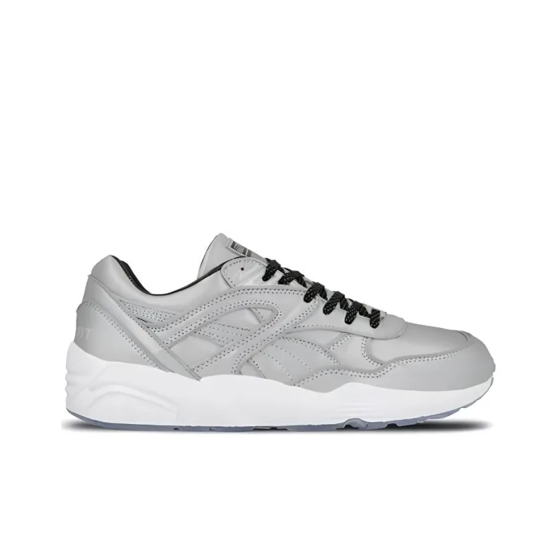PUMA R698 Trinomic 3M Low-Top Casual Shoes Men's Gray-1