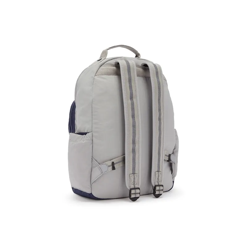 Kipling Polyamide Backpack Large Size Men's Naughty Gray-3