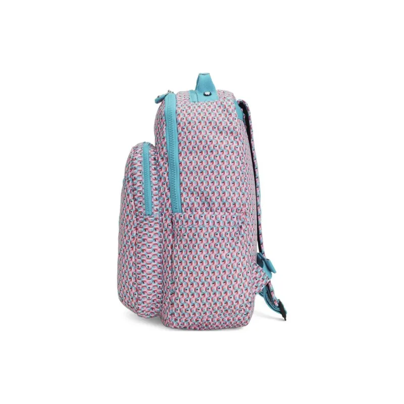 Kipling Recycled Polyester Backpack Large Size Women's Pink-2