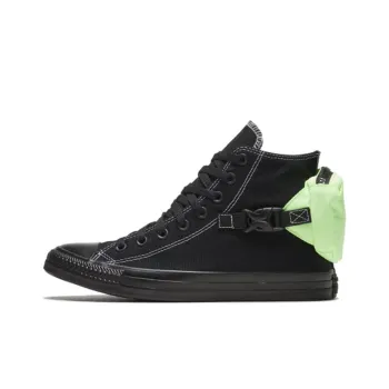 Chuck Taylor All Star Converse Buckle Up High 'Black Ghost Green'