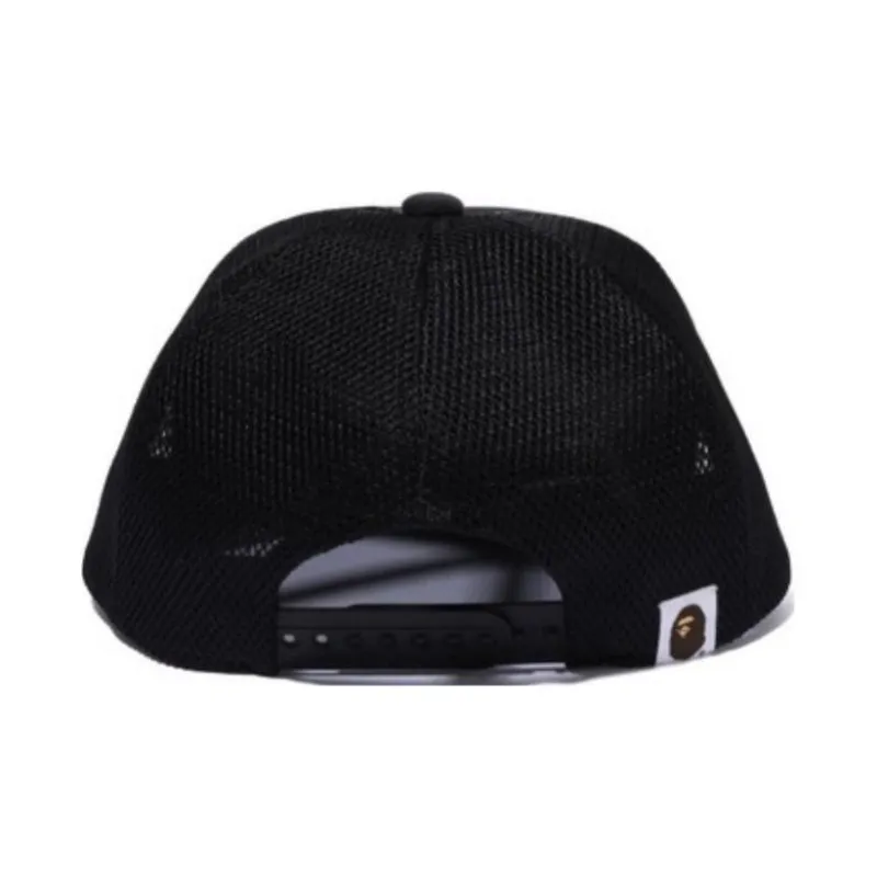 A BATHING APE Cotton, Polyester Baseball Caps Kids' Black/Gray-2