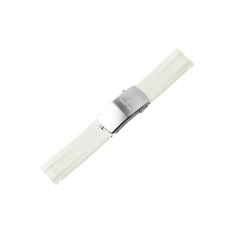 VAGENARI Fluoroelastomer Strap Compatible With OMEGA Seamaster Planet Ocean 300M Steel Band Model Watch Band Unisex-8