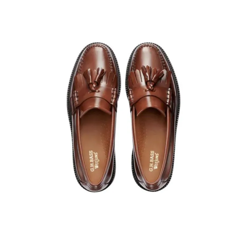 G.H. Bass & Co. Layton Lug Loafers Men's Brown-3