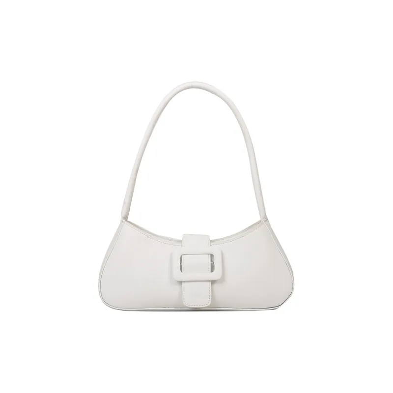 Barang Bear PU Shoulder Bag Women's Black/White/Khaki/Rose Red-2