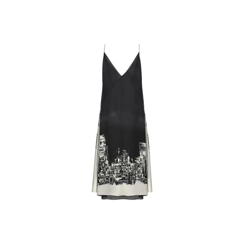 DIOR Slip Dresses Women's Black-1