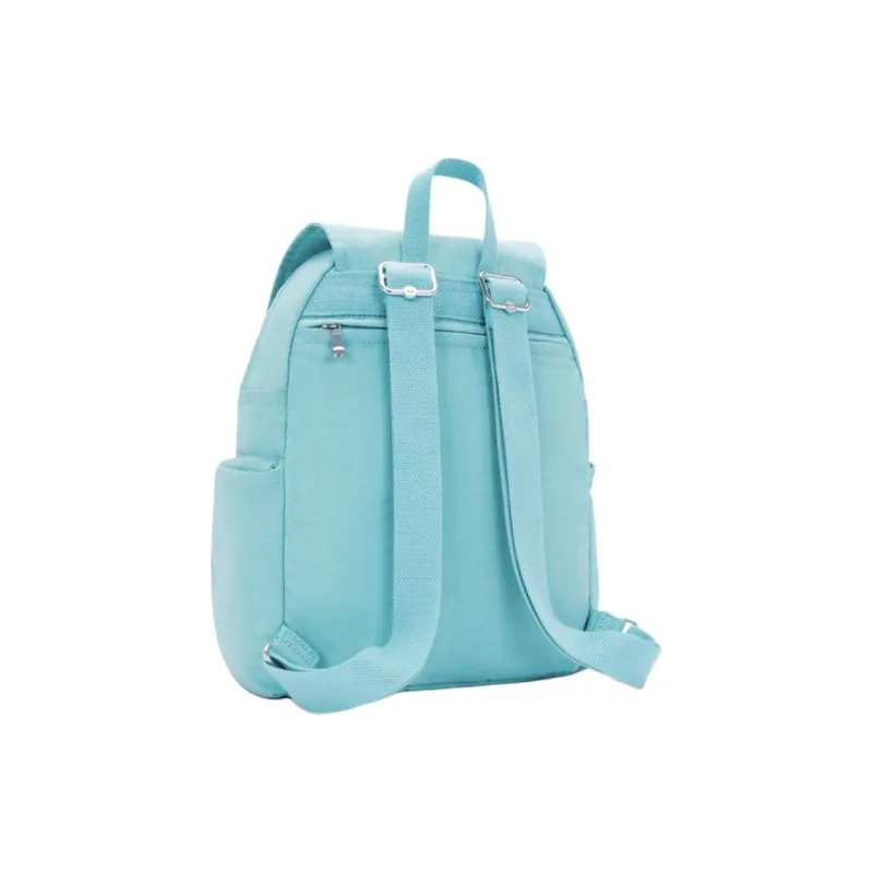 Kipling Recycled Polyamide Backpack Small Size Unisex Deep Sea Green-2