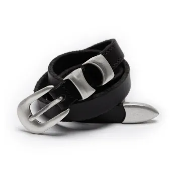 Haonanhuang Cow Leather Belts Unisex 2.5cm