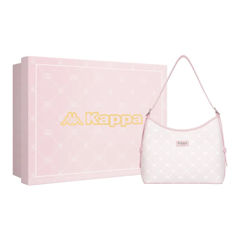 Kappa PVC Tote Bag, Shopping Bag, Commute Bag, Shoulder Bag Medium Size Women's Strawberry Milkshake Pink-0