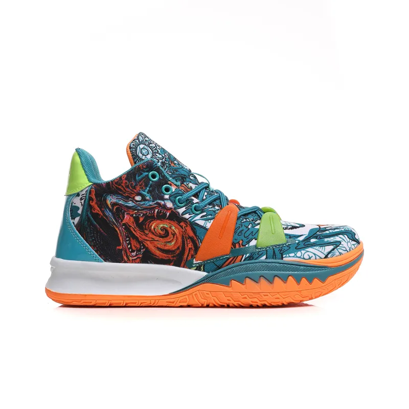 BURCOME Anti Slip Wear Resistant Breathable Moisture Wicking Mid Top Basketball Shoes Unisex-25