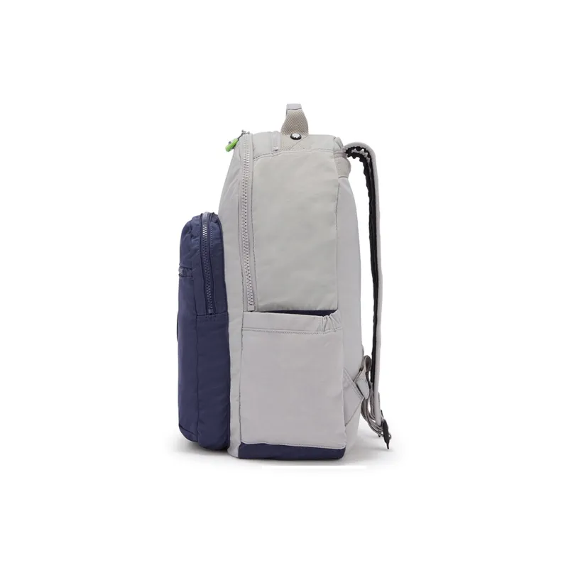 Kipling Polyamide Backpack Large Size Men's Naughty Gray-2
