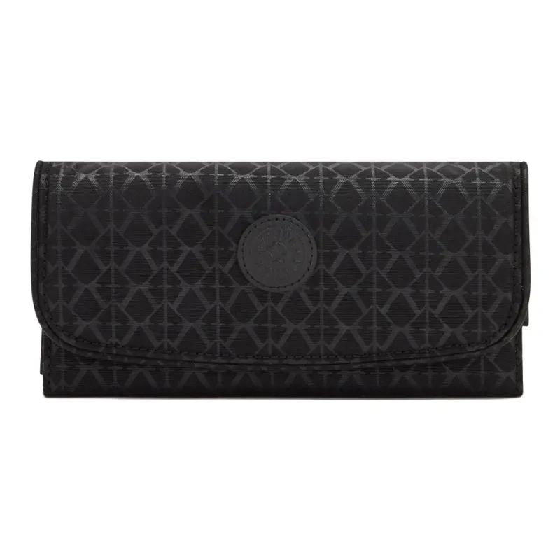 Kipling Polyamide Wallet Large Size Women's Black-0