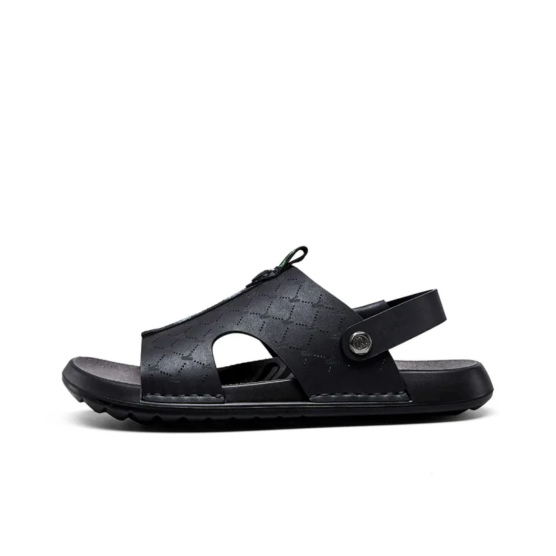 YEARCON Men's Shoes 2024 New Arrival Men's Sandal Outerwear Slippers Dual Purpose Casual Beach Sandals For Men-0