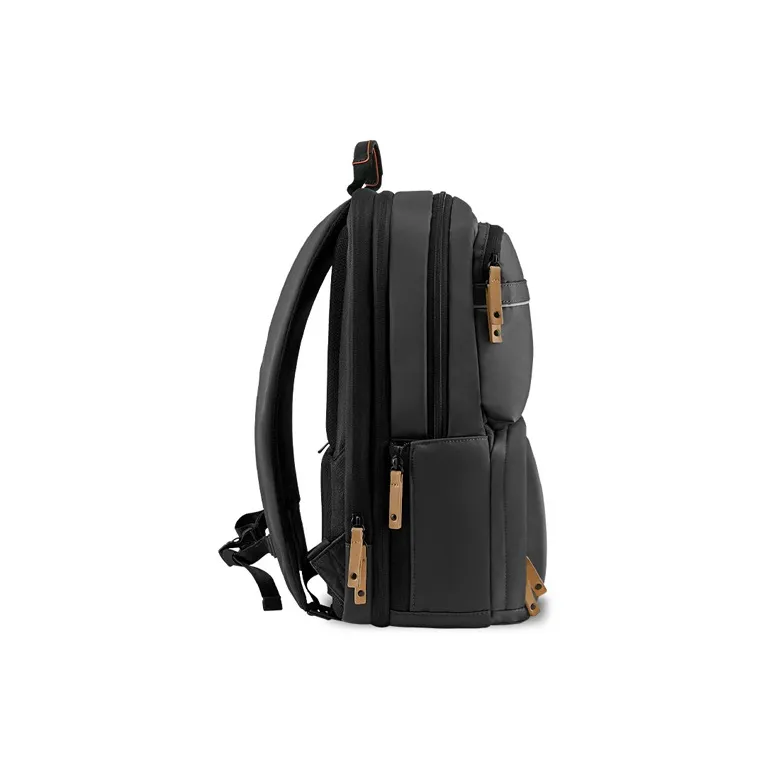 ECHOLAC Nylon Backpack Tubas Unisex Black/Army Green/Gray-2