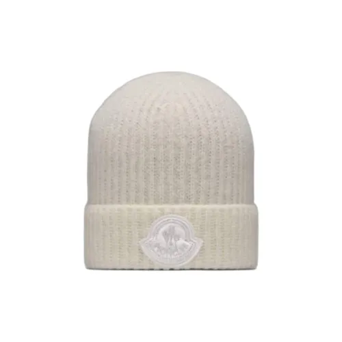 Moncler Wool, Nylon, Polyamide, Crystal Beanies Women's Ecru