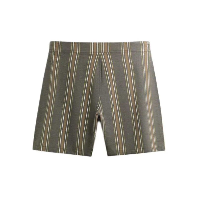 ZARA Beach Shorts Men Brown-1