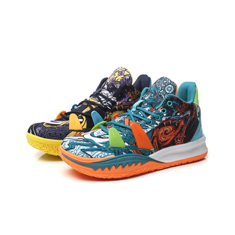 BURCOME Anti Slip Wear Resistant Breathable Moisture Wicking Mid Top Basketball Shoes Unisex-22