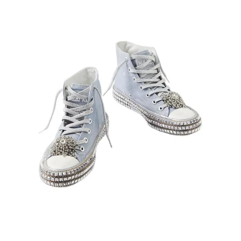 FREE PEOPLE Cruise High-Top Skateboard Shoes Women's Blue-2