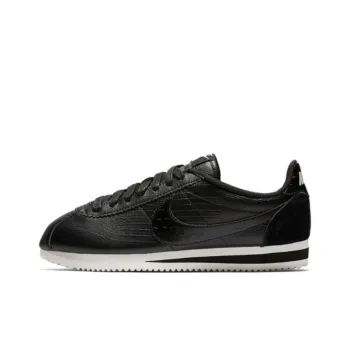 Nike Classic Cortez Leather 'Black Dark Grey White' Women's