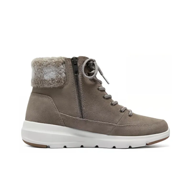 Skechers Thermal Waterproof Abrasion Resistant Cushioning Slip Resistant Ankle Length Snow Boots Women's Tan-1