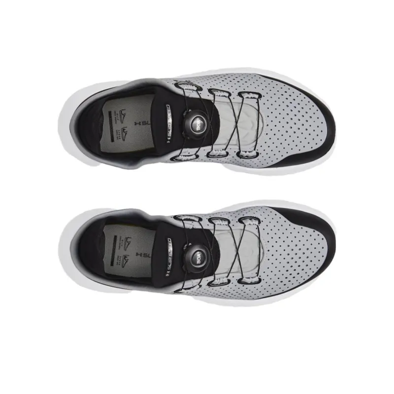 Under Armour SlipSpeed Cushioning Wear Resistant Low Top Training Shoes Unisex Black Gray-3