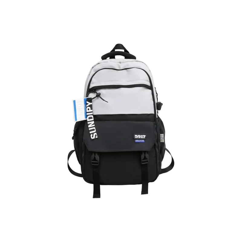 Venerable Brahma Nylon Backpack Regular Unisex Coffee/Gray/Black/Blue-6