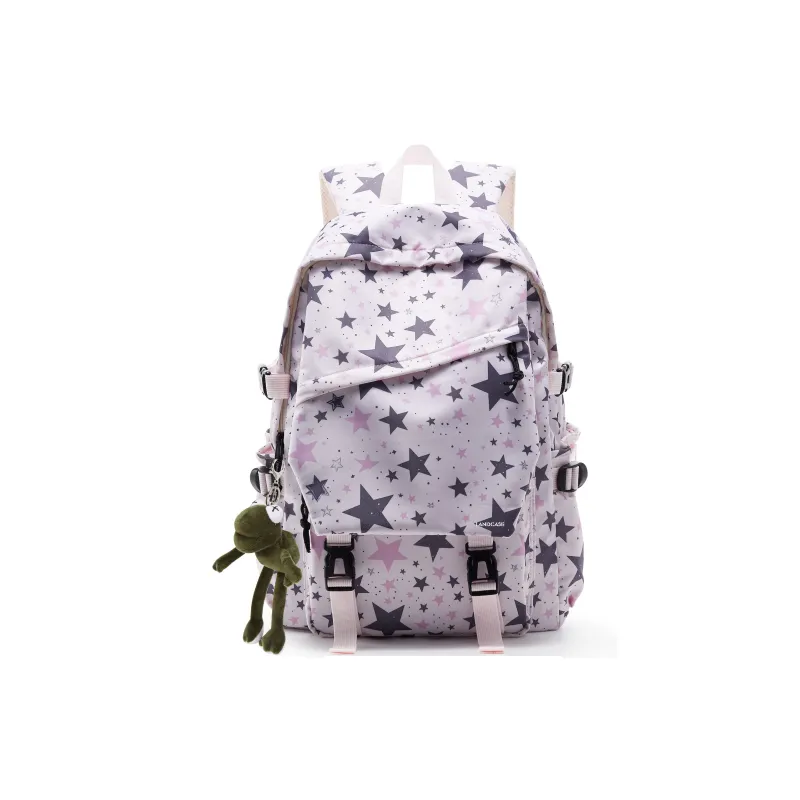 LANDCASE Fabric Backpack Laptop Backpack Unisex Multicolor-241