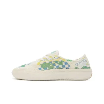 Vans Eco Theory Circle Vee 'White Green Blue'