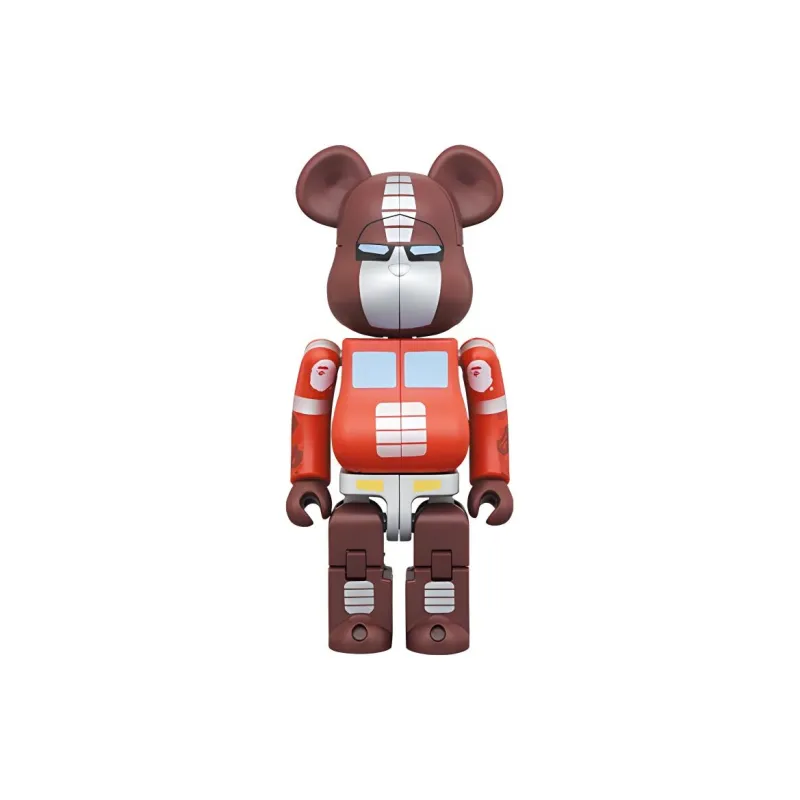 BE@RBRICK × TRANSFORMERS OPTIMUS PRIME BAPER RED-0