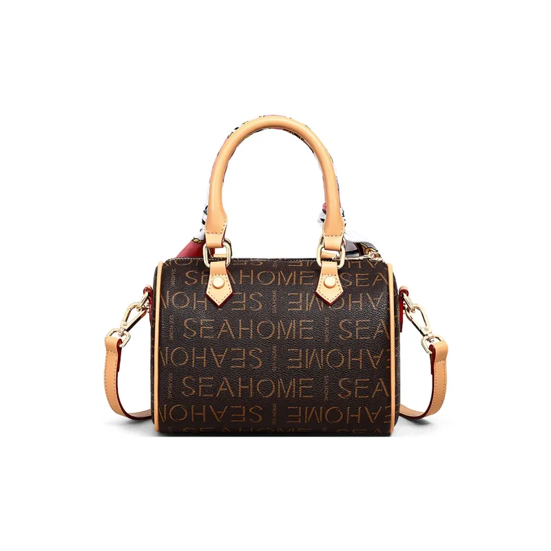 COMELY Synthetic Leather Shoulder Bag Crossbody Bag Handbag Mom Bag Regular Women's Coffee-3