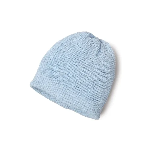 CA4LA Cotton Tissue Paper Polyester Nylon Beanies Men's Blue