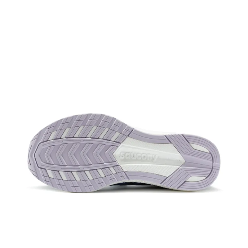 Saucony Freedom 4 Cushioning Anti Slip Wear Resistant Breathability Low Top Running Shoes Women's Dark Blue-4