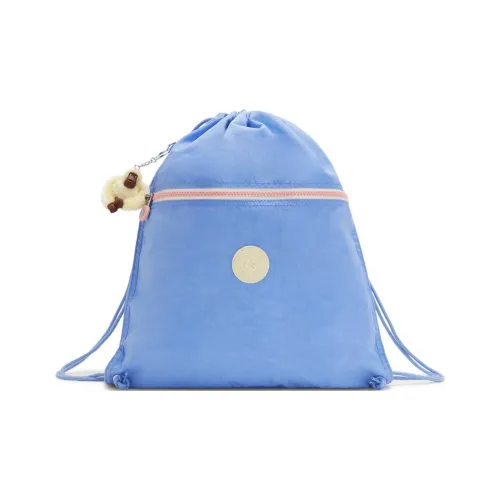 Kipling Polyamide Backpack Medium Size Women's Sweet Blue