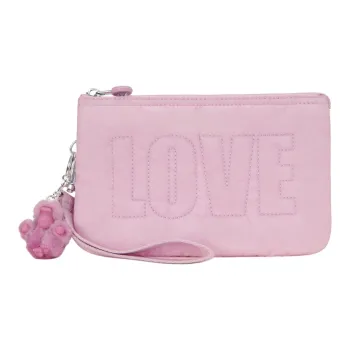 Kipling Recycled Polyamide Wallet Extra Large Women's Heart Pink