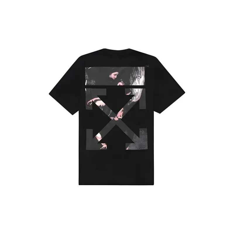 OFF WHITE Painting Arrows Short Sleeve T Shirt-1
