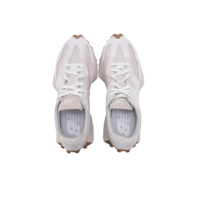 New Balance NB 327 Anti Slip Wear Resistant Low Top Casual Shoes Unisex Pink White-3