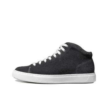 THOM WILLS Skateboard Shoes Men High Top Dark Gray